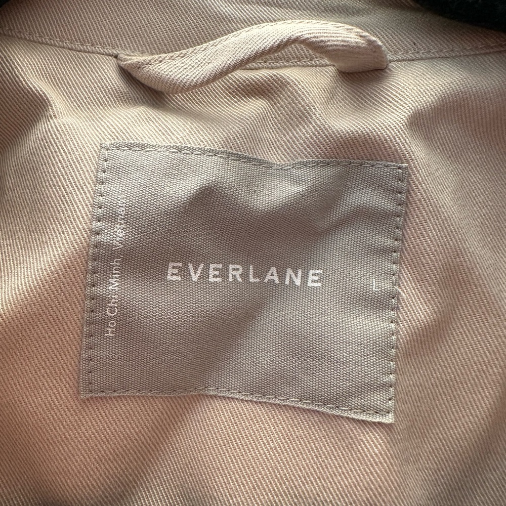 Everlane The Drape Trench Coat In Sandstone L - Picture 5 of 5